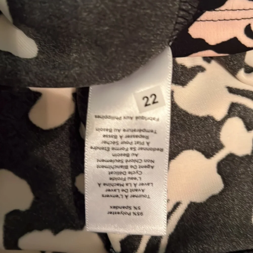 TALBOTS Floral Tie Sleeve Dress - Picture 8 of 8